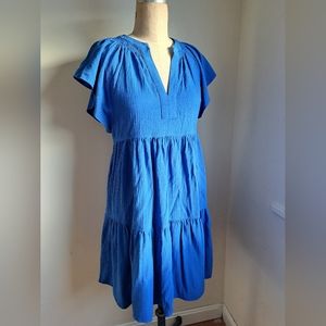 Calvin Klein Tie-Back Dress - NWT - Cobalt Blue - Size 4